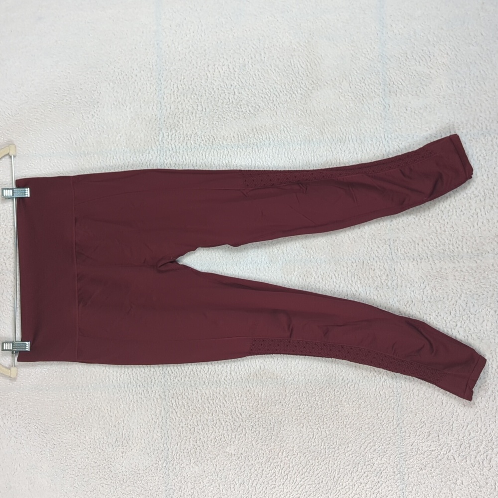 Fabletics Women's Mauve Ruched Yoga Leggings Size M